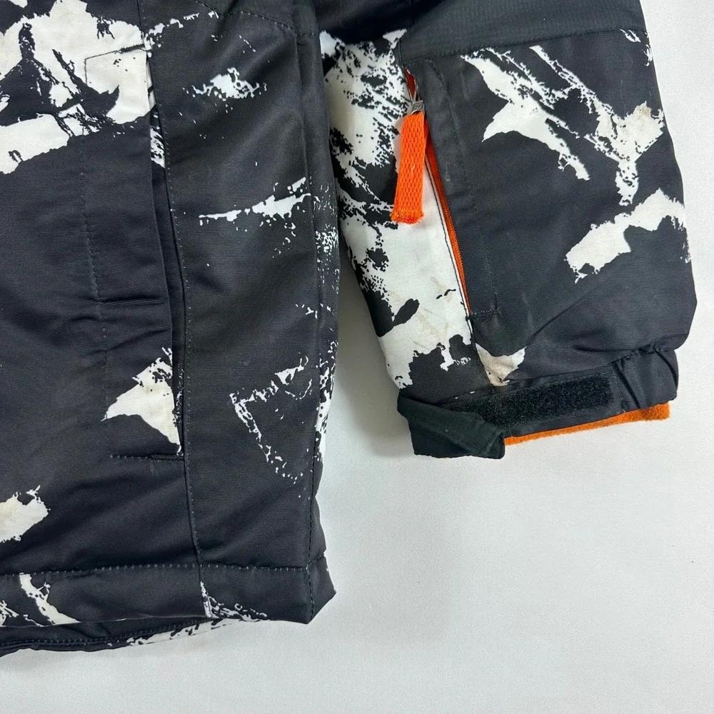 Hurley Youth Medium 10/12 Ski Snowboard Jacket Black Orange Mountains‎